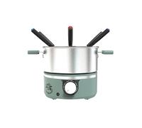 LITTLE BALANCE 8963 Little Fondue Meuuuh...!, Appareil à fondue 6 personnes, Caquelon inox, Compatible induction, 1,8 litres, 650 W, Sapin