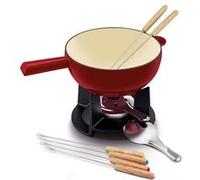 Service à Fondue - 16304204 - Fonte - Rouge