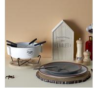 SERVICE A FONDUE CHAUFFE-PLAT ET PIQUE X4