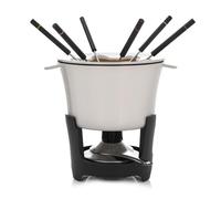 Service à fondue Delighted L 1,3 L pour 6 personnes Noir et Crème SCANDI DUKA