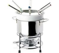 Service à fondue Roma pour 6 personnes - Beka - Argent - Inox Argent G