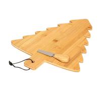 Atmosphera Créateur d'intérieur - Service à Fromage 2 Pièces "Sapin" 39cm Naturel Beige