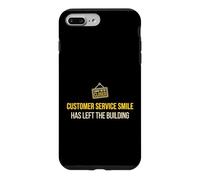Service à la clientèle Désolé Fermé Sourire Gauche Bureau d'assistance Coque pour iPhone 7 Plus/8 Plus