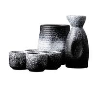 Service à saké Japonais en céramique, 6 pièces, Tasses à saké Vintage, Ensemble de Restaurant Familial, Verres Cadeaux for Servir Le saké