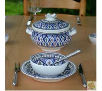 Service à soupe Bakir bleu - 12 pers