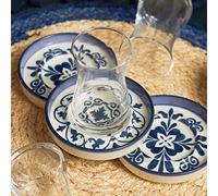 Service à thé Bleu Karaca Zeher Pour 6 Personnes