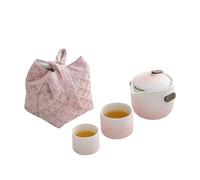 service à thé chinois, tasse à thé chinoise en céramique, Service à thé de voyage théière de couleur dégradée tasses à thé Camping en plein air Portable stockable Kung Fu outils de préparation du thé