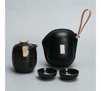 Service A Thé De l'après-Midi Celadon Kung Fu Service Thé Théière Voyage Tasse Avec Sac Nuages Bon Augure Porcelaine Ensemble Tasses Chinois Services A Thé(A)