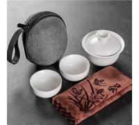 Service A Thé De l'après-Midi Ensemble Extérieur En Porcelaine Chinoise Avec Serviette Kungfu Affaires Et Bol Voyage Thé Pour Maison Portable Pour Sac Services A Thé(E)