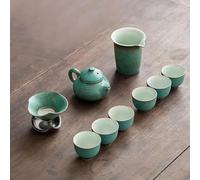 Service A Thé De l'après-Midi Krukke Service Thé Chine Kung Fu Ménage Petit Ensemble Léger Luxe Style Japonais Préparation Côté Théière Tasse Plateau Boîte Cadeau Services A Thé(B)