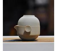 Service A Thé De l'après-Midi Service À Thé Kungfu Portable Un Pot Une Tasse Pour Personne Voyage Japonais Bureau Théière Simple Poterie Brute Express Services A Thé