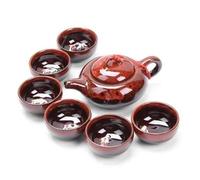 Service A Thé De l'après-Midi Service Thé En Céladon Exquis 7 Pièces Comprenant 6 Tasses 1 Théière Ensemble Marque Tasse Kung Fu Cadeau Unique Services A Thé(A)