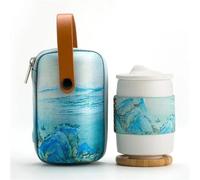 Service A Thé De l'après-Midi Service Thé Moderne Simplicité Kit Camping Portable Plein Air Tasse Craquelins En Céramique Théière Kung Fu Bureau Services A Thé(A)
