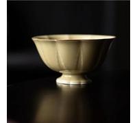 Service A Thé De l'après-Midi Tasse Dégustation Thé Bol À Cérémonie Ding Ware Tournesol Jaune Faite La Main Principale Service Kung Fu Services A Thé