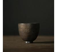 Service A Thé De l'après-Midi Tasses À Thé En Céramique Émaillée Fer Tasse Pneu Mince Faite La Main Kung Fu Puer Tea Cone Master Cup High Foot Personal Services A Thé(A)