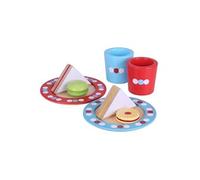 Service à thé en bois, 10dlg.