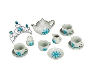 Service à thé Enfant en Porcelaine - 14 Pièces - Bleu