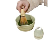 Service à thé Matcha Ensemble Bol Et Fouet À Matcha En Céramique, Robuste, Élégant, Facile Nettoyer, Kit De Résistant La Chaleur(Matcha Green)