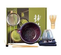 Service à thé matcha | Ensemble de fabrication de matcha de cérémonie, ustensiles de cérémonie du thé japonais pour la détente à la maison, le rituel du matin, la pratique du bien-être, la méditation
