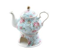 Service A Thé Pour Adultes Service À Thé Anglais De L'après-midi, Cafetière En Porcelaine Qualité, Bouilloire Résistante La Chaleur, Théière Céramique 900ML Et Services A Thé Portables(Type-A)