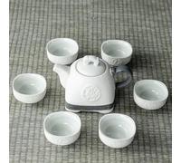 Service A Thé Pour Adultes Service Thé En Céramique Céladon Chinois Kung Fu Ensemble Tasses Théière Couvercle Cérémonie Bol Costume Tasse Services A Thé Portables(D)