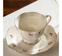 Service A Thé Pour Adultes Tasse À Café En Céramique Surglacée Bouilloire Thé Style Européen Ensemble Théière Fleurs Rose Et Soucoupe Phnom Penh Cuisine Maison Services A Thé Portables(A)