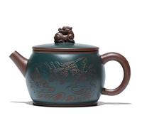Service A Thé Pour Adultes Théière Dargon Faite À La Main, Infuseur Thé De Beauté, Bouilloire Kung Fu, Service 280ml, Minerai Brut, Argile Violette Célèbre Services A Thé Portables