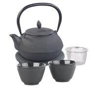 Service à Thé - ROSENSTEIN & SOHNE - Tetsubin - 2 pièces - Noir - Vintage