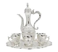 Service À Thé Turc, Cafetière Vintage Avec Plateau Et 6 Tasses À Café, Ensemble Décoratif Pour Le Tea Party, Service À Thé De Luxe Pour La Maison, Le Restaurant, Un Cadeau De Mariage, Un Hôtel
