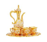 Service à thé turc vintage avec théière et 6 tasses