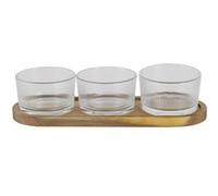 SET APERITIF ACACIA COUPELLE VERRE X32