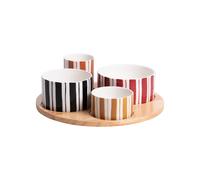 Service apéritif 4 pièces Singita 28,5 cm Table passion
