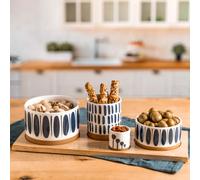 Service apéritif 4pcs L34,5cm Mikonos