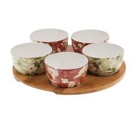 Service apéritif 5 bols Isana - - Blanc - Porcelaine