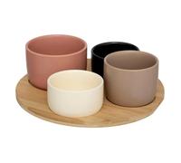 Service Apéritif 5 Pièces ""Wavy Bliss"" 11cm Multicolore