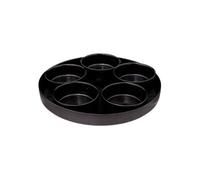 Secret de Gourmet – Service apéritif « Astra » – 6 pièces, 34 cm, noir