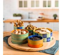 Service apéritif 6 pièces capri 31cm