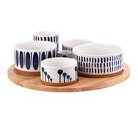 Service apéritif 6pc D31cm Mikonos