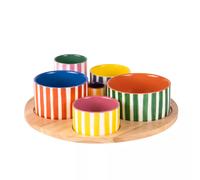 Service apéritif 6pcs D31cm Buenosaires