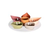 Service apéritif 7 pièces Udaipur 34 cm Table passion