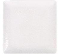 Service Assiettes DENA carrées de 24 Pièces plates en Porcelaine blanche, plat de service pour entrées desserts et salades - Longueur 21 x largeur 21
