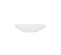 Service Assiettes DENA rondes de 6 Pièces creuses en Porcelaine blanche, plat de service pour soupe, entrées, desserts et salades - diamètre 23 x hauteur 4,5 cm