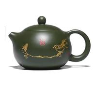 Service Authentique Théière Chinoise Zisha Cadeaux 210ml Yixing Purple Clay Teapots Master Handmade Xishi Tea Pot Ball Hole Filter Kettle Services A Thé Portables