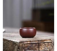 Service Authentique Yixing Purple Clay Tea Set Accessories 4 Pcs/set 40ml Teacup Handmade Bowl Travel Meditation Cup Services A Thé Portables(C)