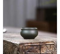 Service Authentique Yixing Purple Clay Tea Set Accessories 4 Pcs/set 40ml Teacup Handmade Bowl Travel Meditation Cup Services A Thé Portables(F)