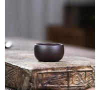Service Authentique Yixing Purple Clay Tea Set Accessories 4 Pcs/set 40ml Teacup Handmade Bowl Travel Meditation Cup Services A Thé Portables(E)