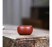 Service Authentique Yixing Purple Clay Tea Set Accessories 4 Pcs/set 40ml Teacup Handmade Bowl Travel Meditation Cup Services A Thé Portables(B)