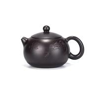 Service Bouilloire À Filtre Trou Boule Faite La Main, Infuseur Thé Xishi Personnalisé, Service Zisha, Théière Classique Yixing Argile Violette De 120ml Services A Thé Portables