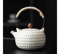 Service Bouilloire Chinoise Kung Fu Teaware Cadeau Poterie Japonaise Grossière Potée 425ml Rétro Marteau Céramique Grande Théière Services A Thé Portables