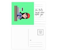 Service Caissier Supermarché Carte postale Carte postale Anniversaire de personne importante